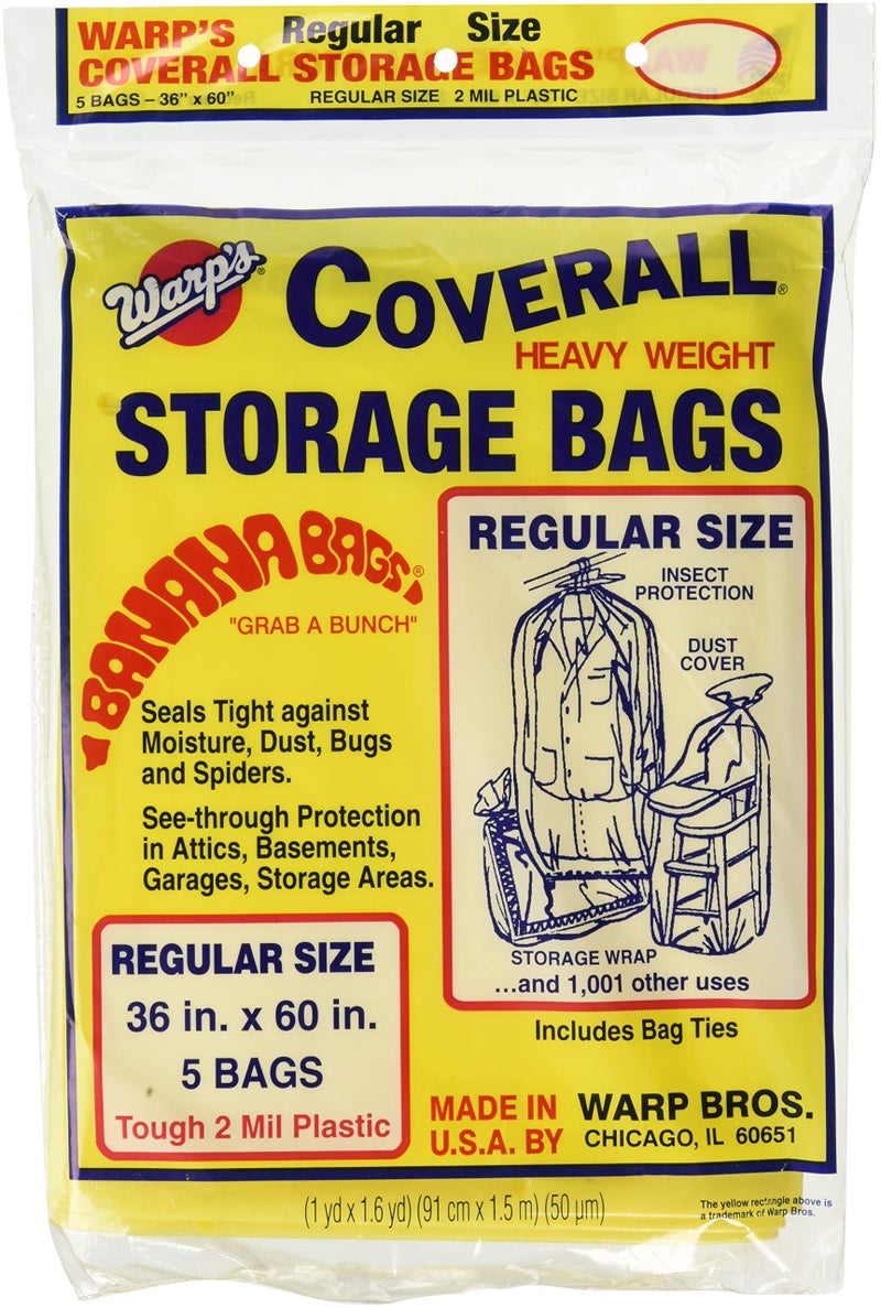 Warp's Warp Brothers CB-36 Banana Bag, 5-36"x60" Regular Storage Bags - Image 1